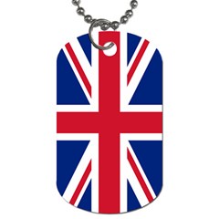 Uk Flag Union Jack Dog Tag (two Sides) by FlagGallery