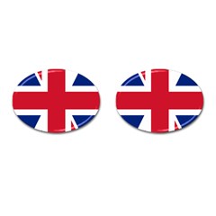 Uk Flag Union Jack Cufflinks (oval) by FlagGallery