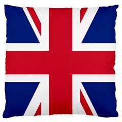 Uk Flag Union Jack Large Flano Cushion Case (one Side) by FlagGallery