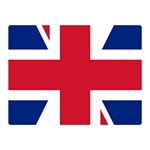 UK Flag Union Jack Double Sided Flano Blanket (Mini)  35 x27  Blanket Front