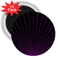 Laser Show Festival 3  Magnets (10 Pack)  by HermanTelo