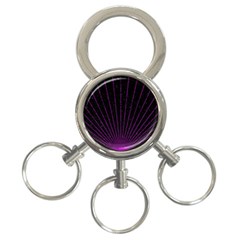 Laser Show Festival 3-ring Key Chain by HermanTelo