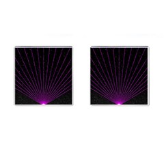 Laser Show Festival Cufflinks (square) by HermanTelo