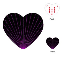 Laser Show Festival Playing Cards Single Design (heart)