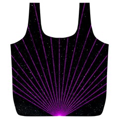 Laser Show Festival Full Print Recycle Bag (xl) by HermanTelo