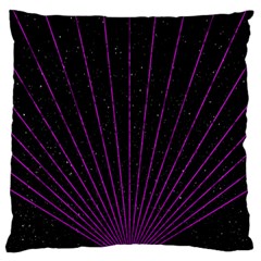 Laser Show Festival Standard Flano Cushion Case (two Sides) by HermanTelo