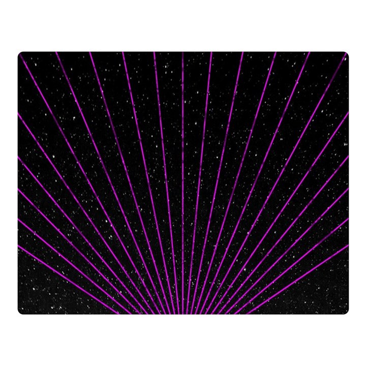 Laser Show Festival Double Sided Flano Blanket (Large) 