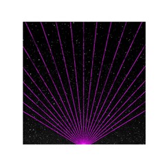 Laser Show Festival Small Satin Scarf (square) by HermanTelo