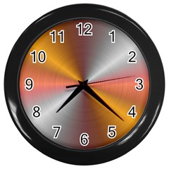 Abstract Easy Shining Wall Clock (black) by Bajindul