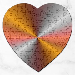 Abstract Easy Shining Jigsaw Puzzle (heart) by Bajindul