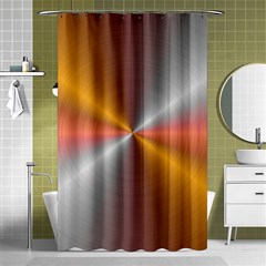 Abstract Easy Shining Shower Curtain 48  X 72  (small)  by Bajindul