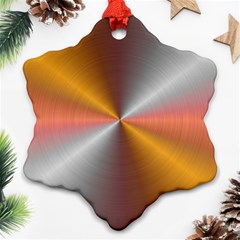 Abstract Easy Shining Snowflake Ornament (two Sides) by Bajindul