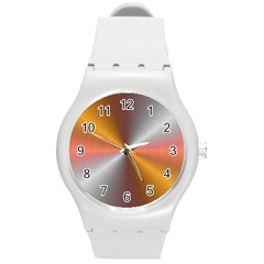 Abstract Easy Shining Round Plastic Sport Watch (m) by Bajindul