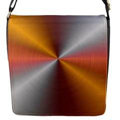 Abstract Easy Shining Flap Closure Messenger Bag (s) by Bajindul