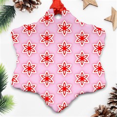 Pattern Texture Snowflake Ornament (two Sides)