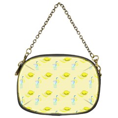 Lemonade Polkadots Chain Purse (one Side) by bloomingvinedesign