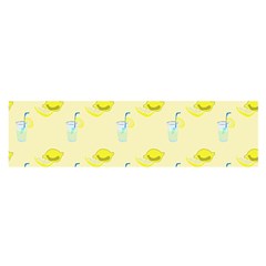 Lemonade Polkadots Satin Scarf (oblong) by bloomingvinedesign