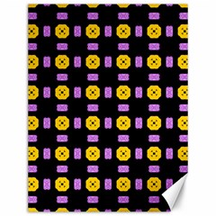 Pattern Black Background Seamless Canvas 12  X 16  by Simbadda