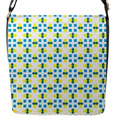 Pattern Texture Seamless Flap Closure Messenger Bag (s) by Simbadda