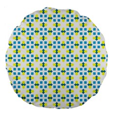 Pattern Texture Seamless Large 18  Premium Flano Round Cushions by Simbadda