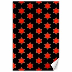 Flower Pattern Pattern Texture Canvas 24  X 36  by Simbadda