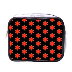 Flower Pattern Pattern Texture Mini Toiletries Bag (one Side) by Simbadda