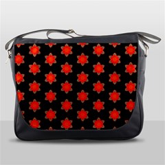 Flower Pattern Pattern Texture Messenger Bag by Simbadda