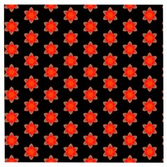 Flower Pattern Pattern Texture Wooden Puzzle Square by Simbadda