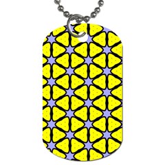 Pattern Modern Colorful Bright Dog Tag (one Side) by Simbadda