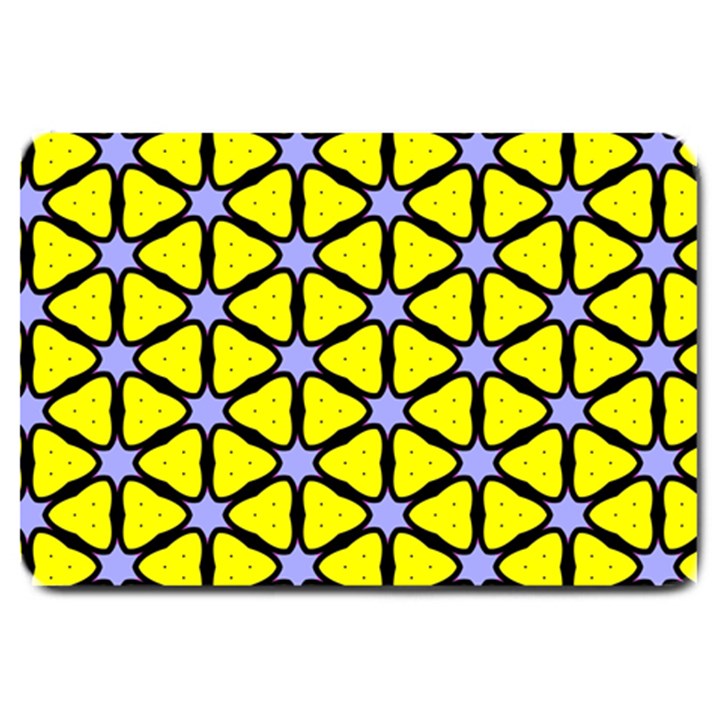 Pattern Modern Colorful Bright Large Doormat 