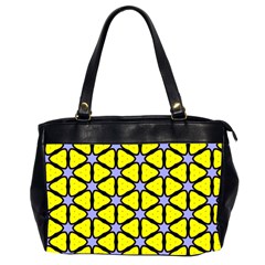 Pattern Modern Colorful Bright Oversize Office Handbag (2 Sides) by Simbadda