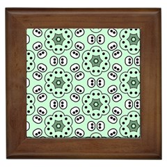 Background Texture Dots Pattern Framed Tile by Simbadda