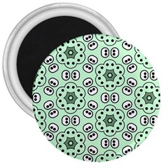 Background Texture Dots Pattern 3  Magnets by Simbadda