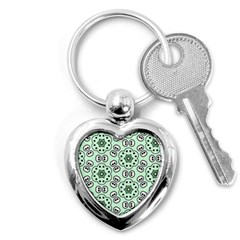 Background Texture Dots Pattern Key Chain (heart) by Simbadda