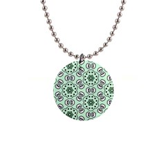 Background Texture Dots Pattern 1  Button Necklace by Simbadda