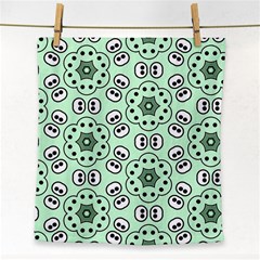 Background Texture Dots Pattern Face Towel by Simbadda