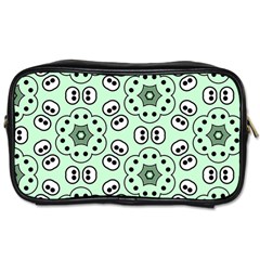 Background Texture Dots Pattern Toiletries Bag (two Sides) by Simbadda