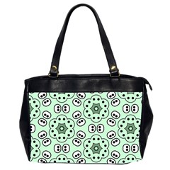 Background Texture Dots Pattern Oversize Office Handbag (2 Sides) by Simbadda