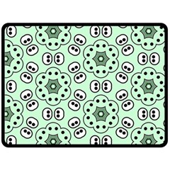 Background Texture Dots Pattern Fleece Blanket (large)  by Simbadda