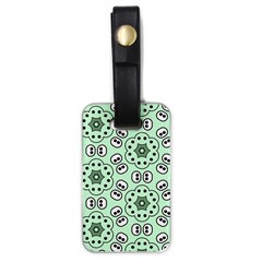 Background Texture Dots Pattern Luggage Tag (one Side) by Simbadda