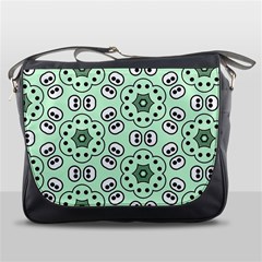 Background Texture Dots Pattern Messenger Bag by Simbadda