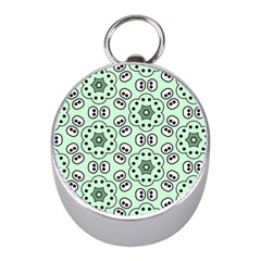 Background Texture Dots Pattern Mini Silver Compasses by Simbadda