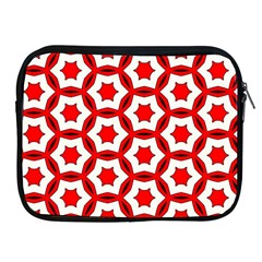 Pattern Red White Texture Seamless Apple Ipad 2/3/4 Zipper Cases by Simbadda