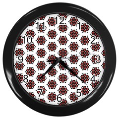 Pattern Seamless Seamless Pattern Wall Clock (black) by Simbadda