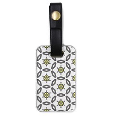 Background Texture Pattern Modern Luggage Tag (one Side) by Simbadda