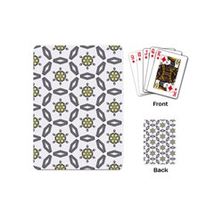 Background Texture Pattern Modern Playing Cards Single Design (mini) by Simbadda