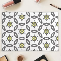 Background Texture Pattern Modern Cosmetic Bag (xxl) by Simbadda