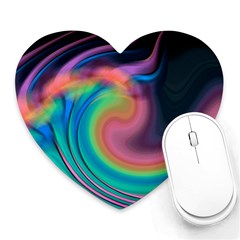 Abstract Art Abstract Background Heart Mousepads by Simbadda