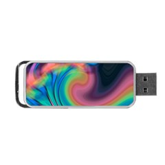 Abstract Art Abstract Background Portable Usb Flash (one Side)