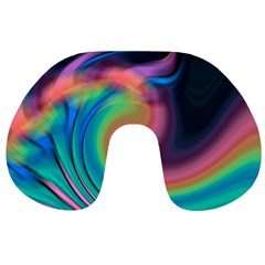 Abstract Art Abstract Background Travel Neck Pillow by Simbadda